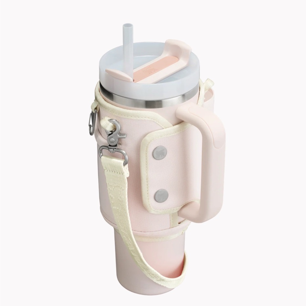 Stanley The All Day Quencher Carry-All shoulder strap cup holder - Rose Quartz - Picture 2 of 12